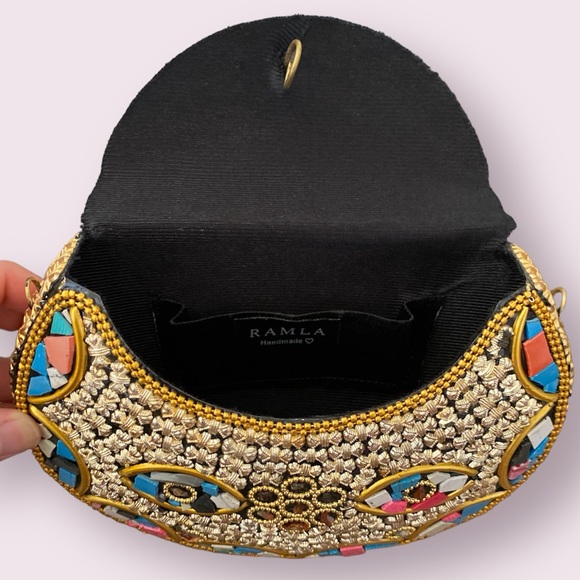 NEW RAMLA HANDMADE CROSSBODY PURSE “Rio” - Picture 3 of 4